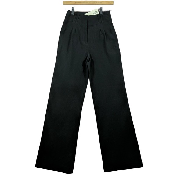 Lola by BCBG Maxazria Juniors Black Pants Zip Fly Size 1 - Picture 1 of 7